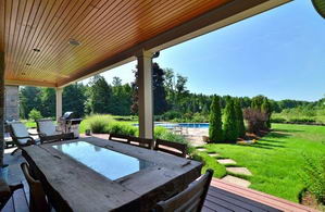 View to West from Patio - Country homes for sale and luxury real estate including horse farms and property in the Caledon and King City areas near Toronto